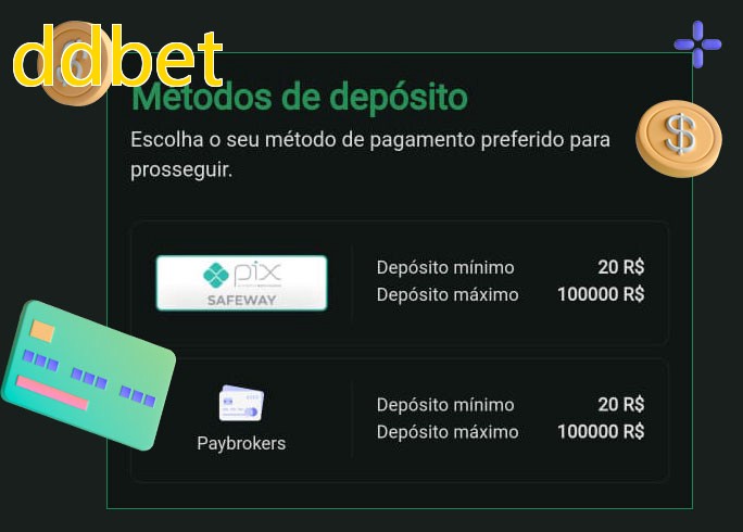 O cassino ddbetbet oferece uma grande variedade de métodos de pagamento