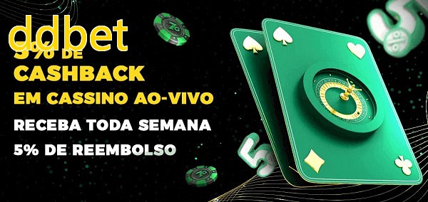 Promoções do cassino ao Vivo ddbet